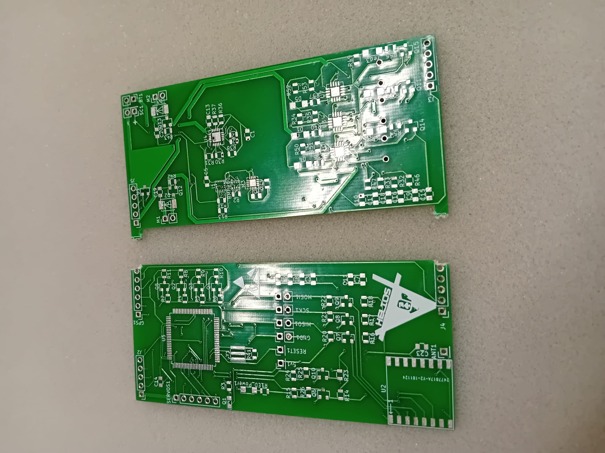 Totally not overdesigned dual board custom Arduino and flight controller™ PCB